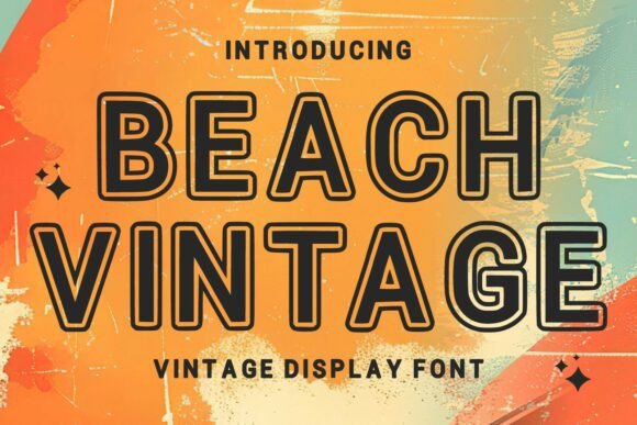 Beach Vintage: A Retro Font for Modern Design