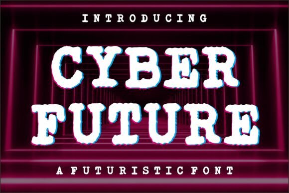 Cyber Future: A Bold Font for Futuristic Designs