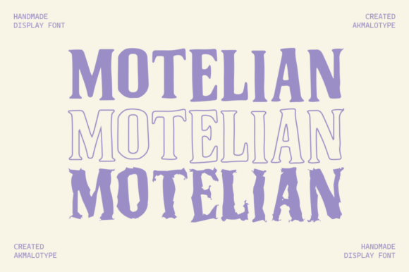 Discover Motelian: A Serif Display Font with Timeless Elegance