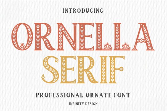 Discover the Elegance of Ornella Serif: A Font Inspired by European Folk Art and Classical Craftsmanship