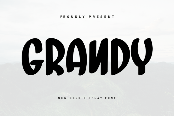 Discover the Versatile Charm of Grandy: A Handwritten Font with a Sporty Twist