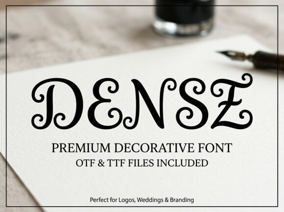 Elevate Your Designs with Dense: A Premium Serif Font