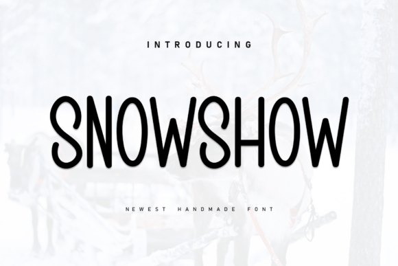 Embrace Creativity with Snowshow: A Handwritten Font for Every Design