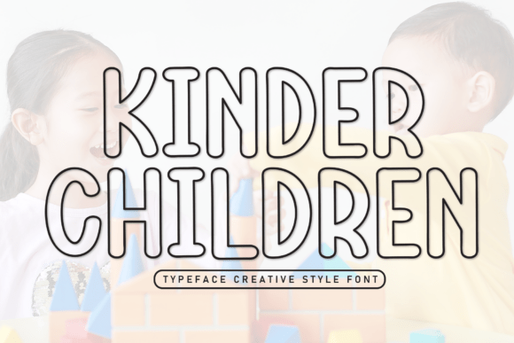 Embrace the Charm of Kinder Children: A Hand-Sketched Display Font for Creative Elegance
