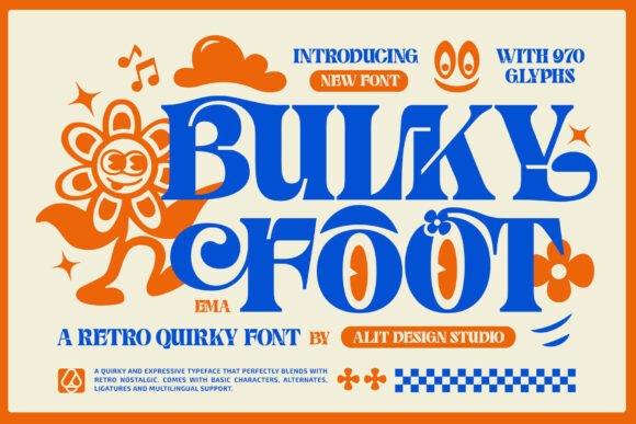 Embrace the Quirk: Bulky Foot, Where Retro Vibes and Modern Edge Collide