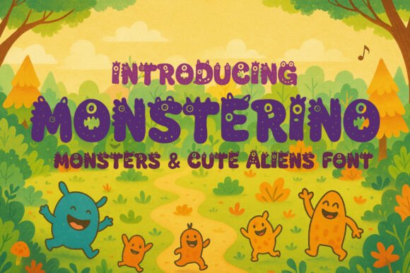 Exploring Monsterino Kid: A Font for Whimsical and Playful Designs