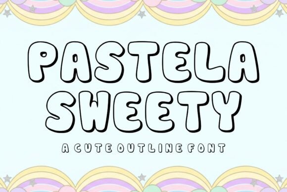 Exploring Pastela Sweety: A Whimsical and Playful Outline Font