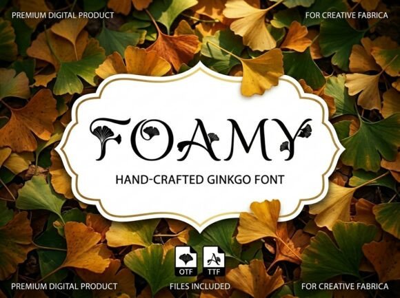 Foamy: A Bold and Artistic Display Font
