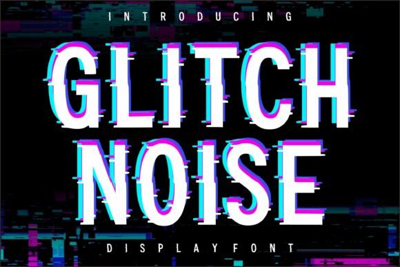 Glitch Noise: A Futuristic Font for Modern Digital Creations