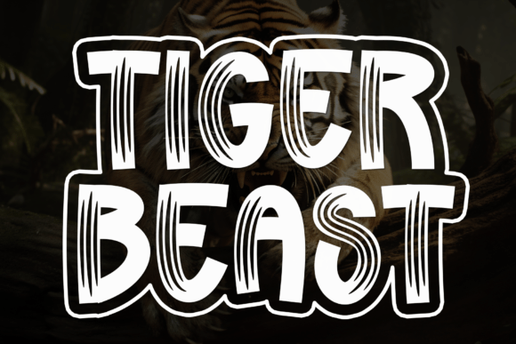 Tiger Beast: A Bold and Wild Display Font