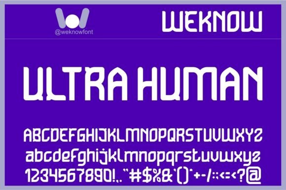 Ultra Human: A Versatile Font for Modern Design Workflows