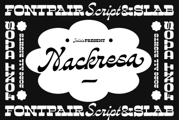 Unlock a World of Versatility with the Nackresa Font Duo