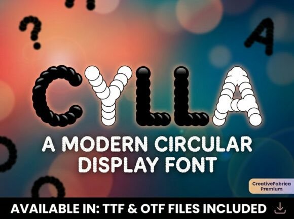 Unlocking Creativity with Cylla: A Playful and Unique Display Font