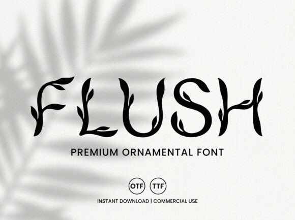 Unlocking Creativity with Flush: A Bold and Artistic Display Font