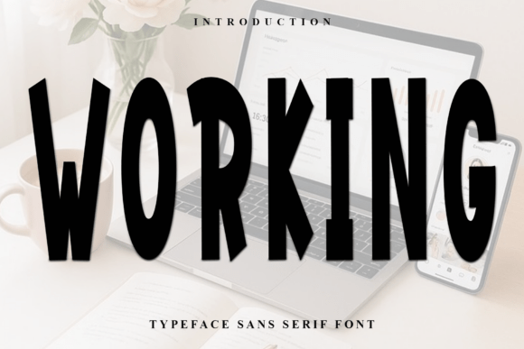 Working: A Festive and Merry Typeface for All